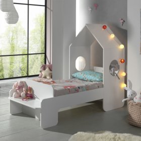 Children's cot Casami - white, VIPACK FURNITURE