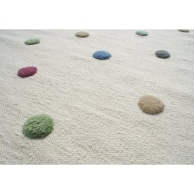 Children's rug with dots - cream, LIVONE