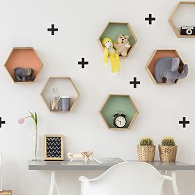 Wall Stickers - Black Crosses 25pcs