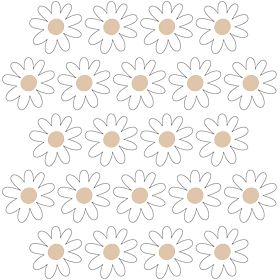 Wall Stickers - Daisies 22 pcs