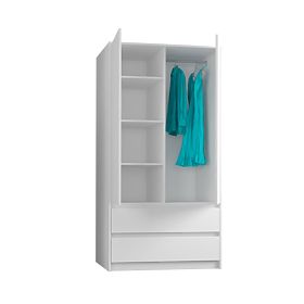 Wardrobe LULU - Smooth White