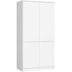 WARDROBE S90 4D CLP WHITE