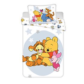 Children's Bedding Winnie the Pooh 'Stars' baby 100x135 cm + 40x60 cm, Winnie the Pooh