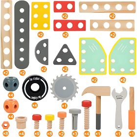 Wooden Children's Workbench ECOTOYS
