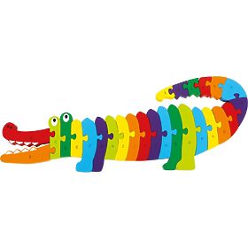 Wooden Crocodile ABC Learning, Sfd