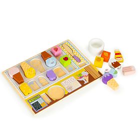 Wooden Ice Cream Shop Set for Kids ECOTOYS