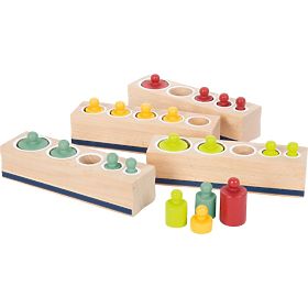 Wooden insert weights