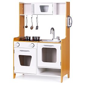 Wooden kitchen with sound effects