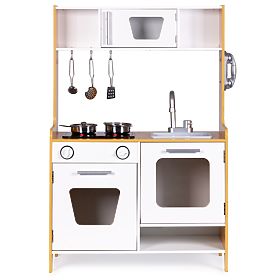 Wooden kitchen with sound effects