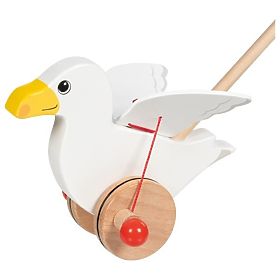 Wooden Push-Along Seagull Jonas