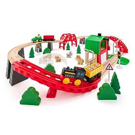 Wooden Railway Life on the Farm