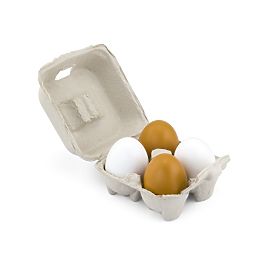 Wooden XL Eggs in a Box