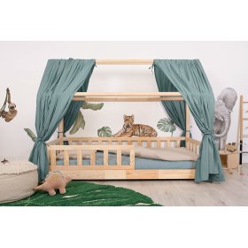 Canopy for the house bed Tea - green